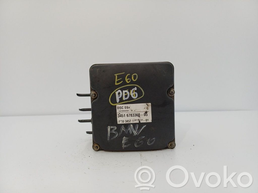 BMW 5 E60 E61 ABS valdymo blokas 