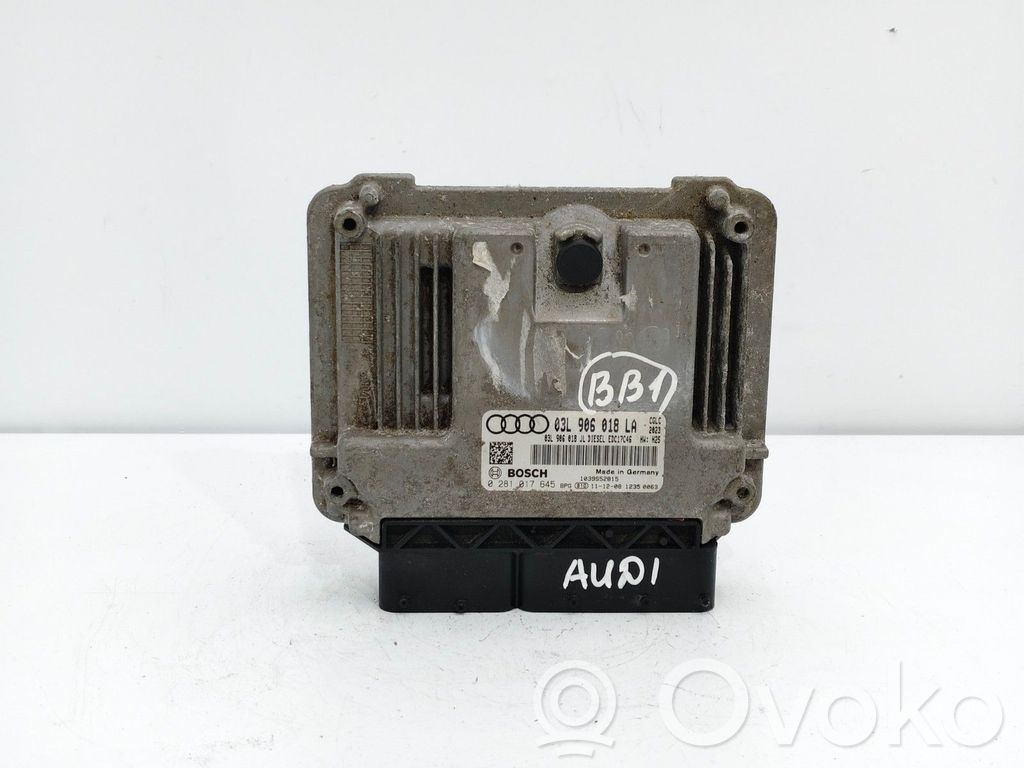 Engine control unit/module ECU   0B1300028J,0281017645,03L906018JL,03L906018LA,0D130KW177CV,1039S52815,EDC17C46