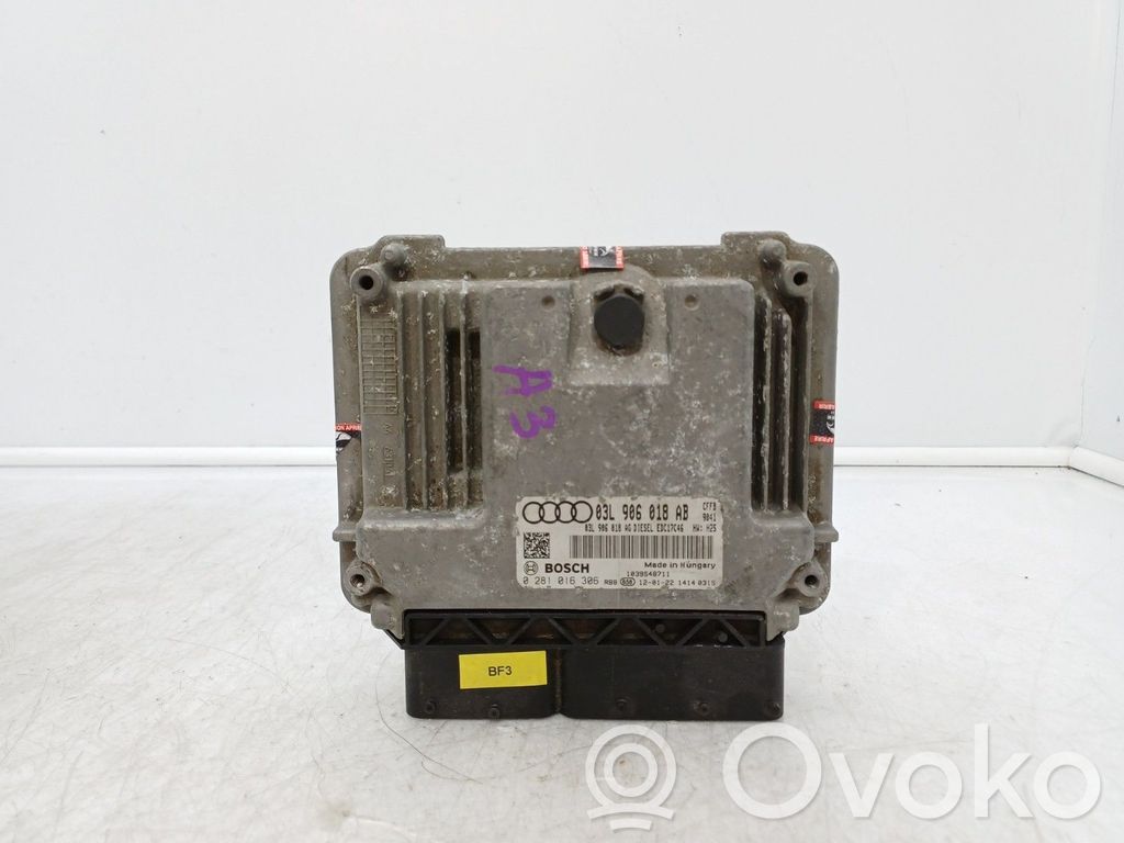 Audi A3 S3 A3 Sportback 8P Engine control unit/module ECU 