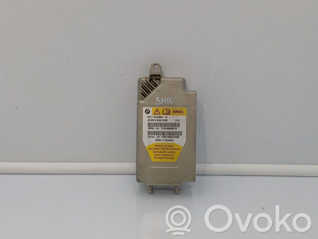 BMW 5 F10 F11 Unitate/modul de comandă airbaguri 