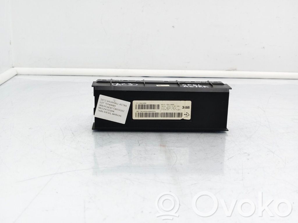 Opel Astra J Moduł / Sterownik klimatyzacji 