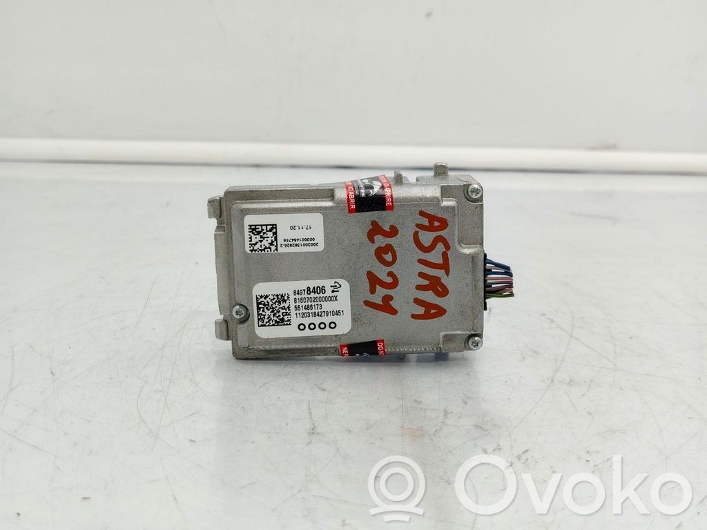Opel Astra K Camera control unit module 
