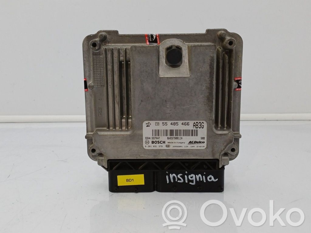 Opel Insignia A Unidad de control/módulo ECU del motor 