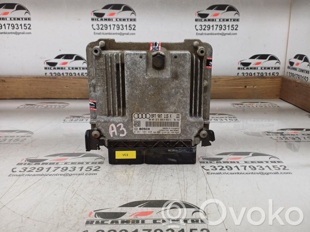 Audi A3 S3 8P Engine control unit/module ECU 