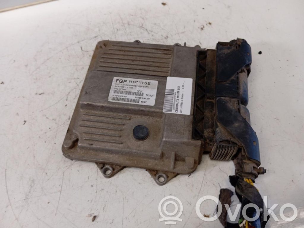 Opel Corsa C Galios (ECU) modulis 