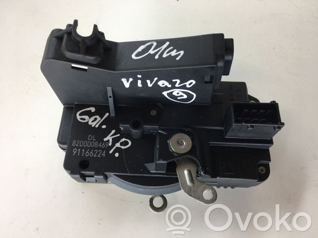 Opel Vivaro Cerradura de puerta trasera 