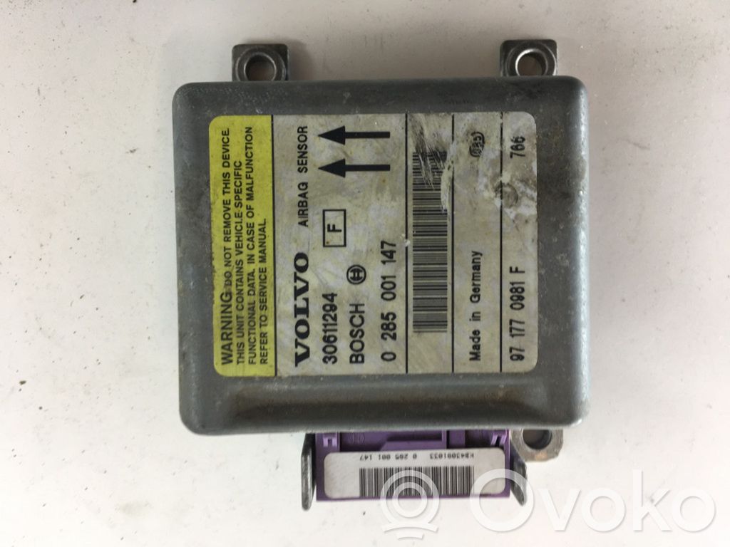 Volvo S70  V70  V70 XC Airbag control unit/module 