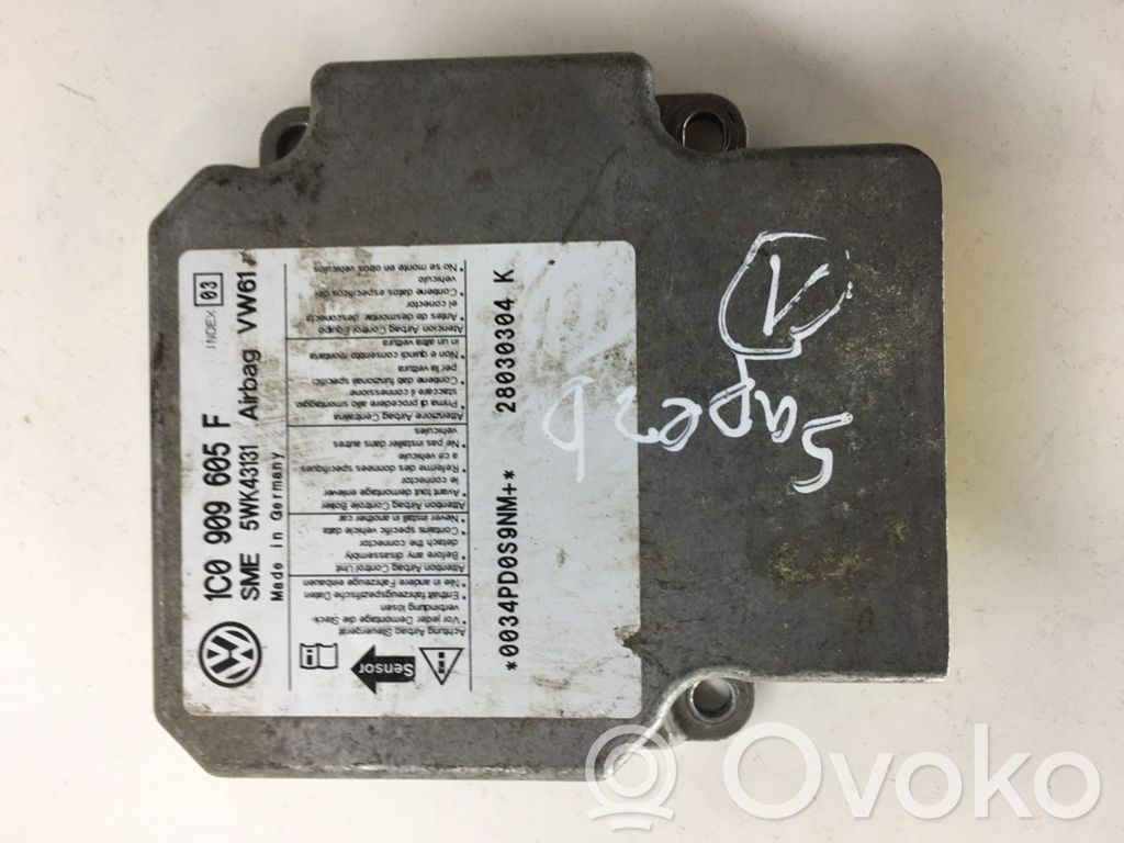 Skoda Superb B5 (3U) Airbag control unit/module 