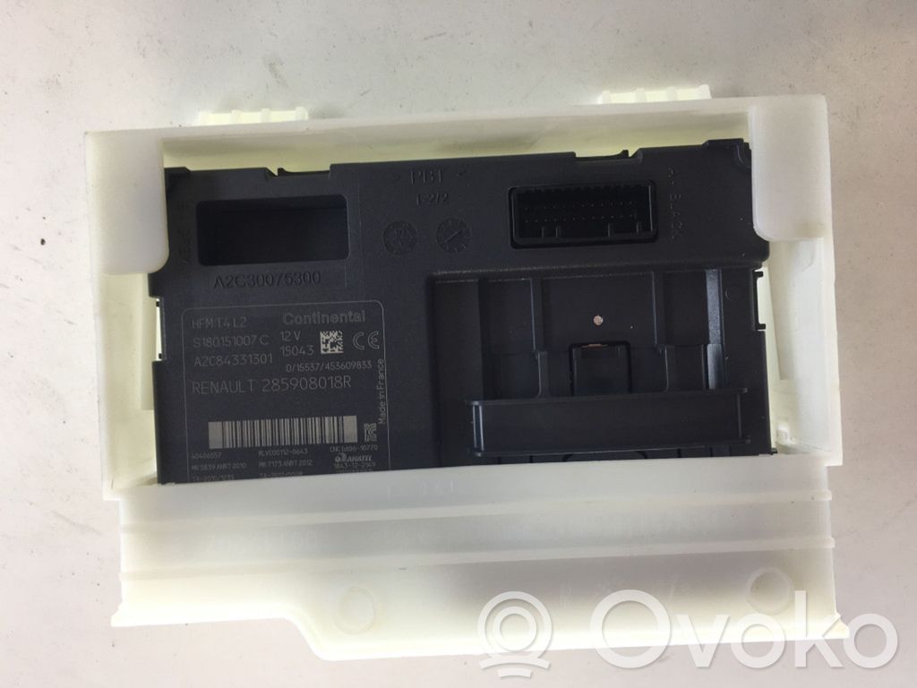 Renault Captur Ignition key card reader 