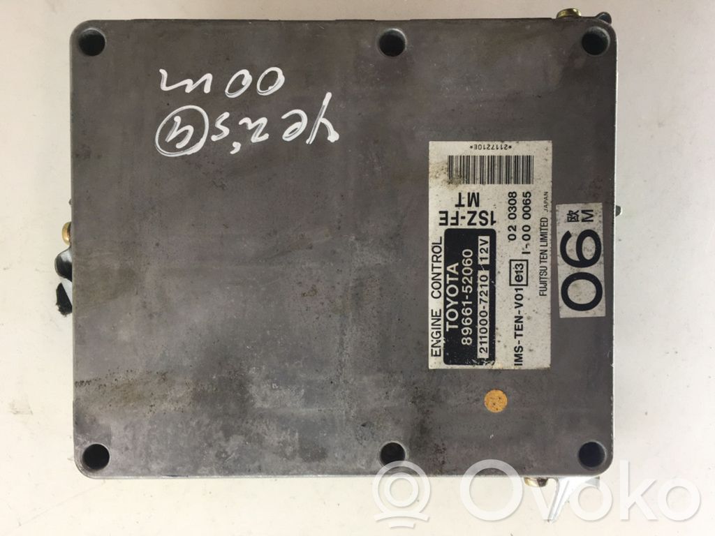 Toyota Yaris Engine control unit/module 