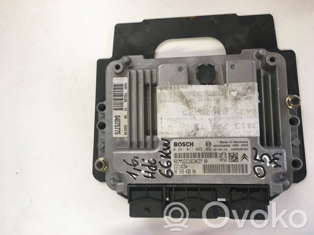 Peugeot 307 Engine control unit/module 