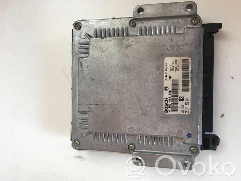 Peugeot 406 Engine control unit/module 
