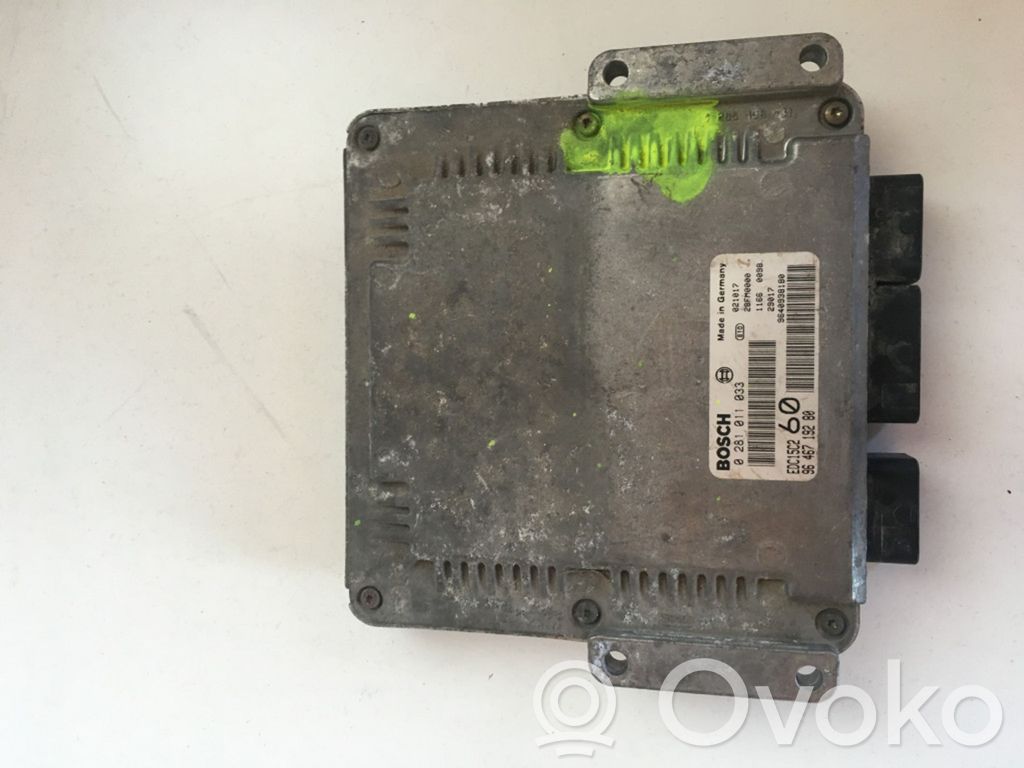 Peugeot 807 Engine control unit/module 