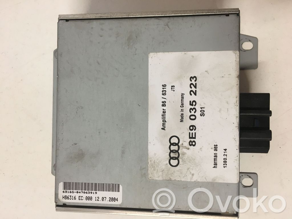 Audi A4 S4 B6 8E 8H Vahvistin 
