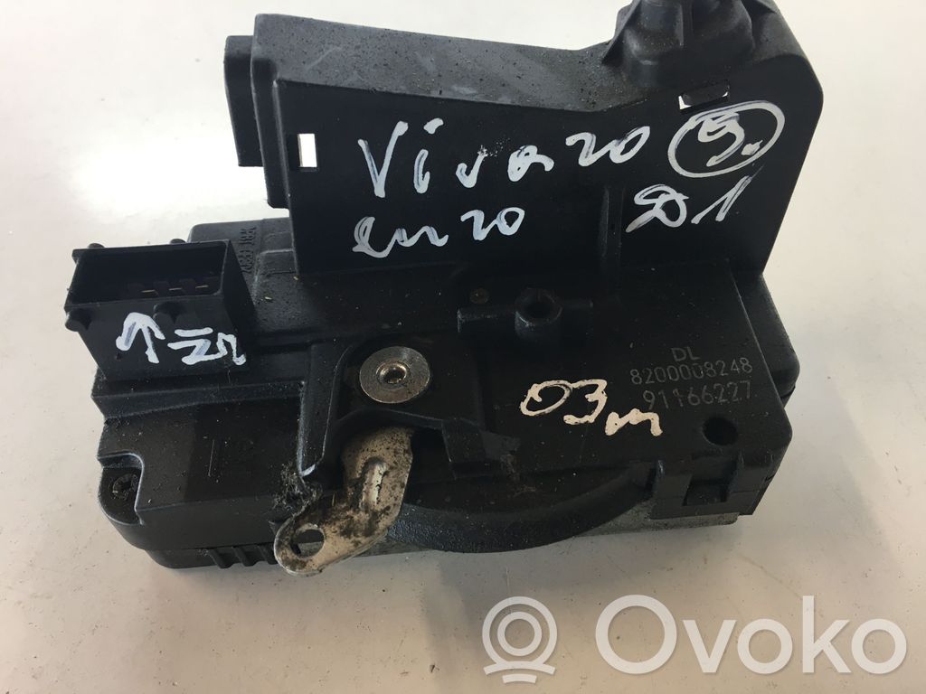 Opel Vivaro Etuoven lukko 