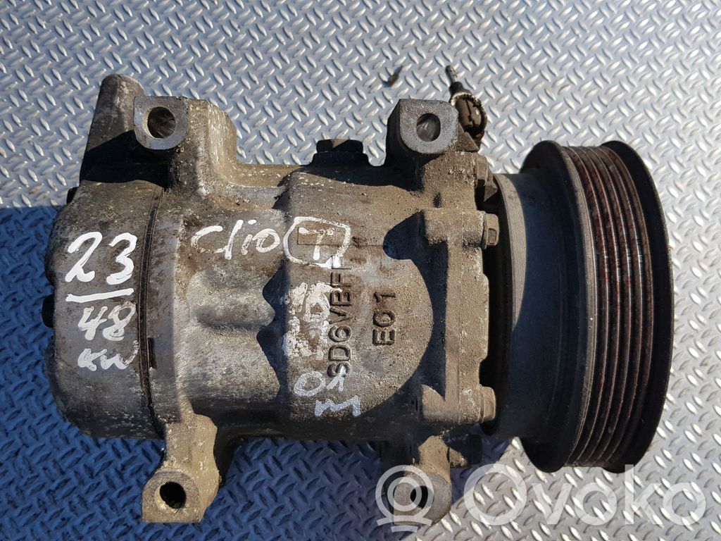 Renault Clio II Air conditioning (A/C) compressor (pump) 