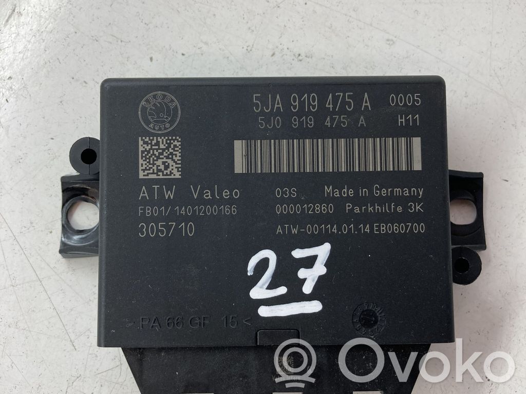Skoda Rapid (NH) Unitate/modul de comandă parcare PDC 