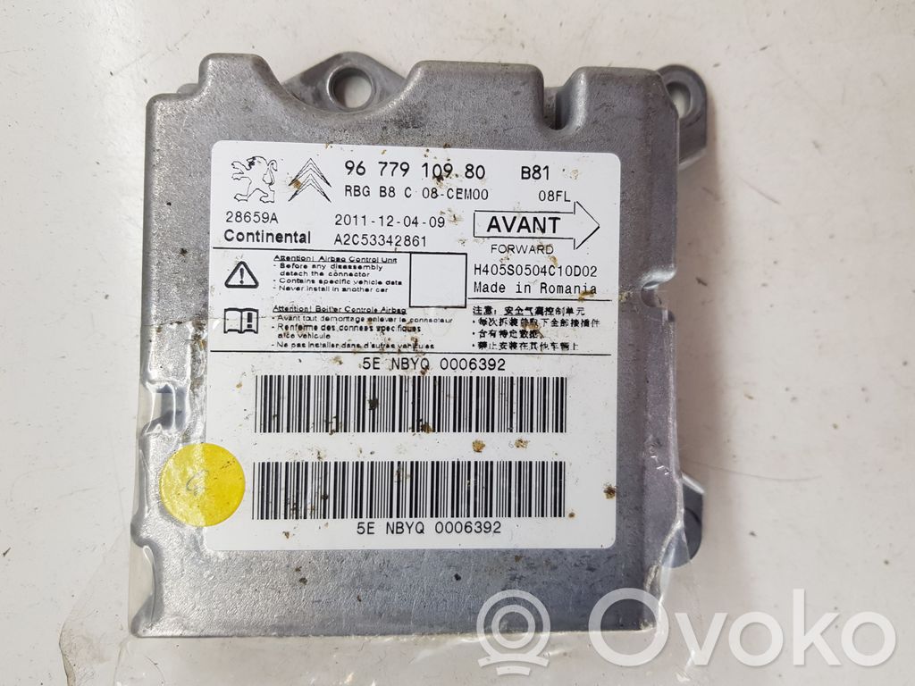 Citroen DS5 Airbag control unit/module 