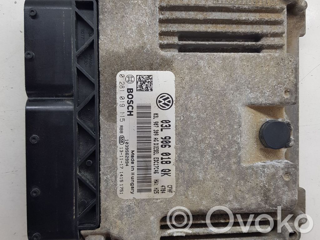 Skoda Yeti (5L) Engine control unit/module 