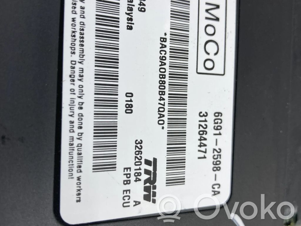 Volvo XC60 Module de commande de frein à main 