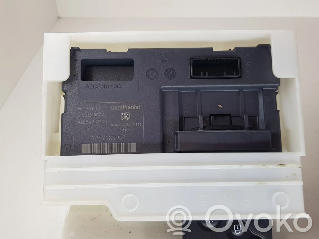 Renault Captur Ignition key card reader 