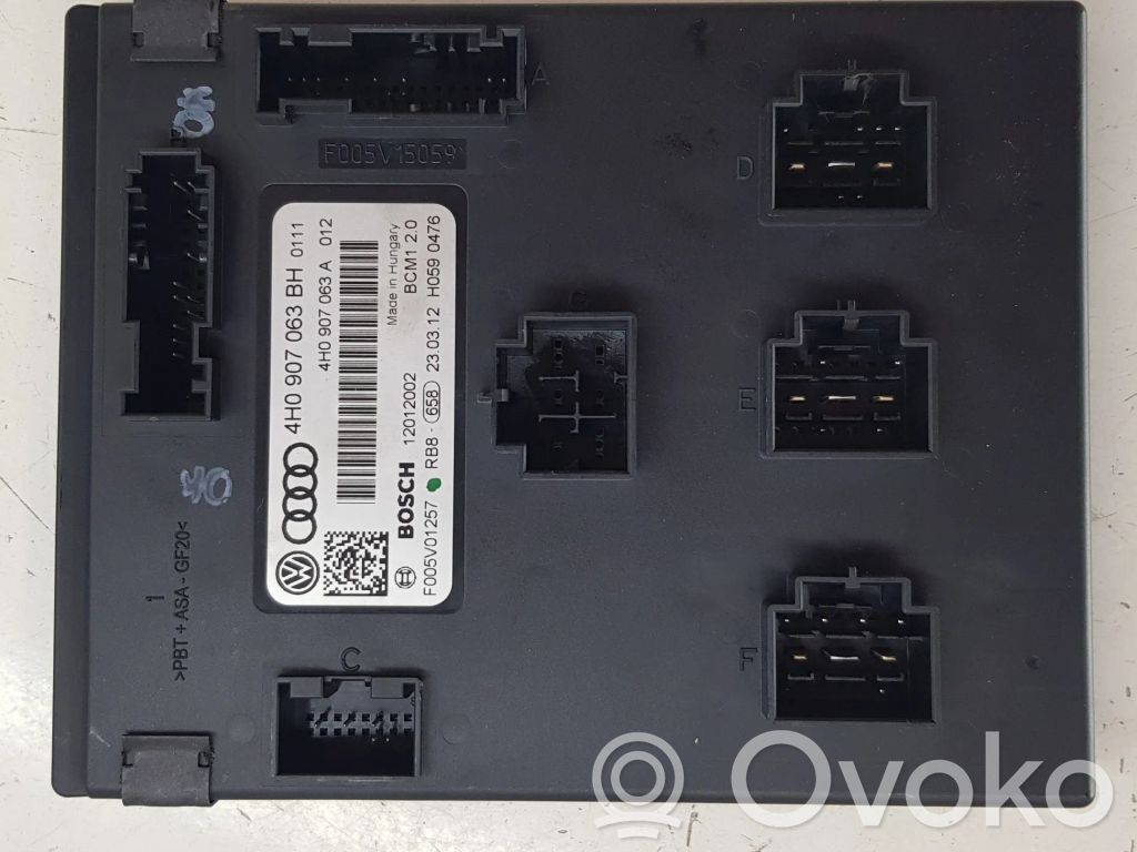 Audi A6 S6 C7 4G Module confort 