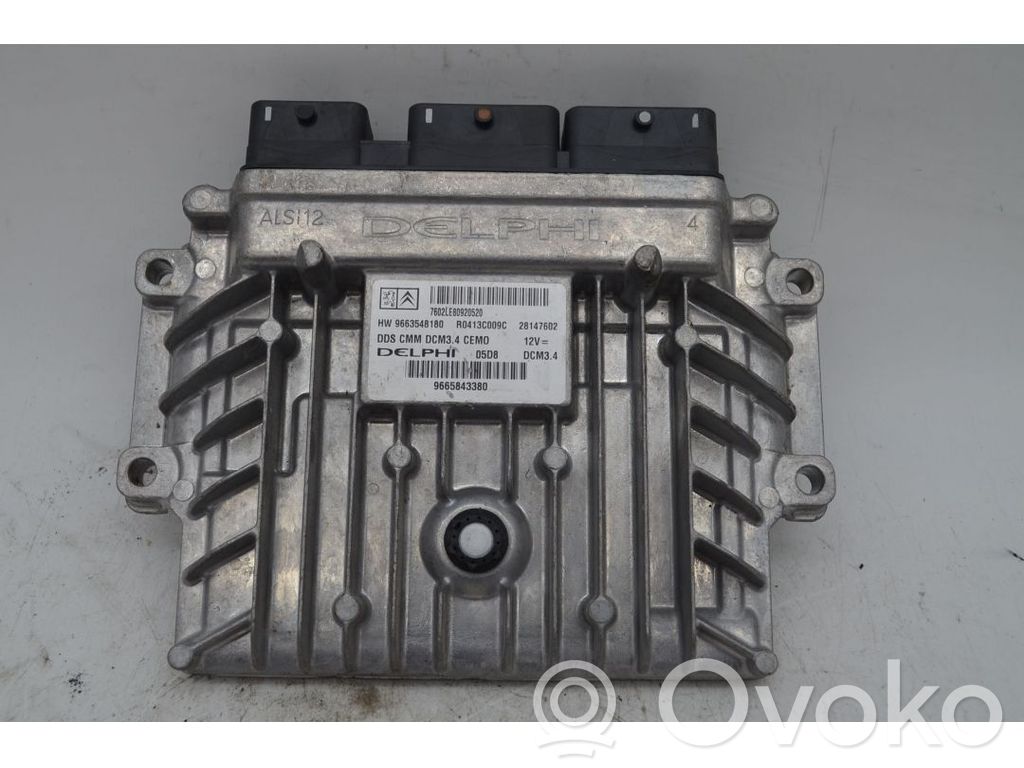 Peugeot 407 Engine control unit/module 