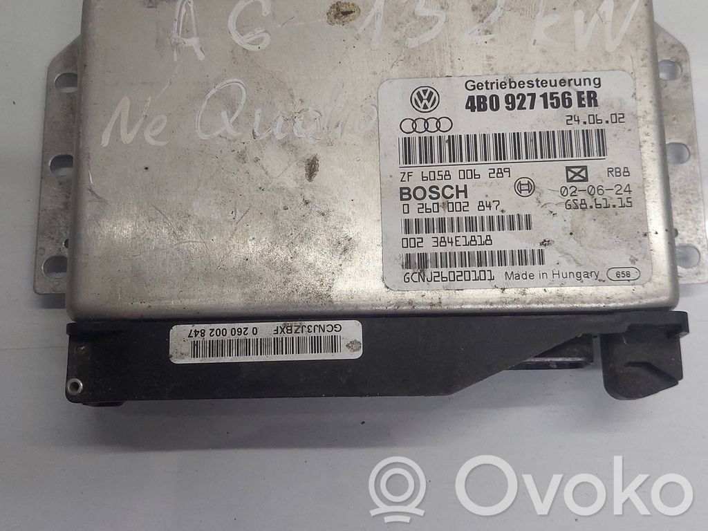 Audi A6 S6 C5 4B Gearbox control unit/module 