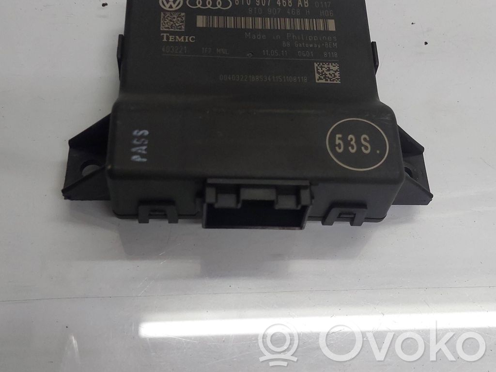 Audi A5 Sportback 8TA Gateway control module 