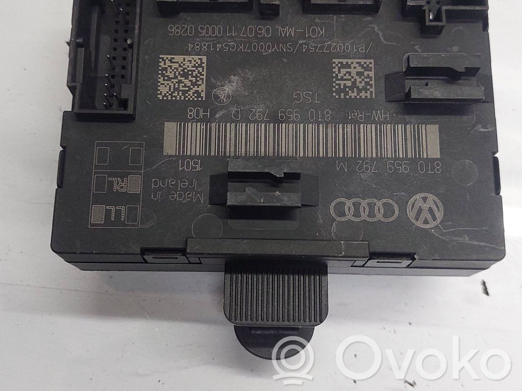 Audi A5 Sportback 8TA Door control unit/module 