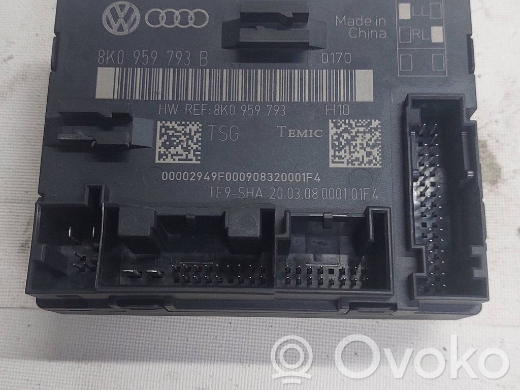 Audi A5 Sportback 8TA Door control unit/module 