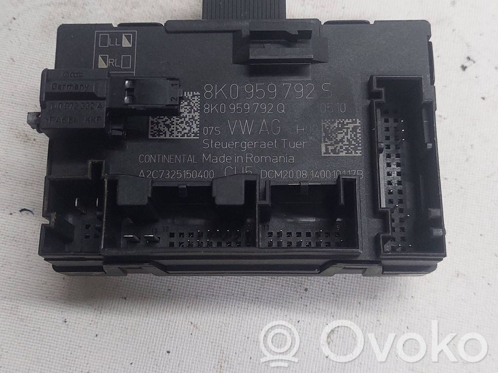 Audi A4 S4 B8 8K Door control unit/module 
