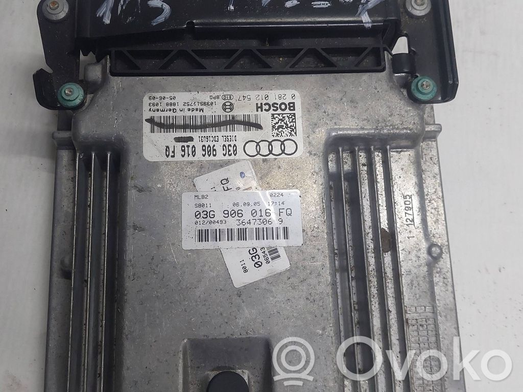 Engine control unit/module   03G906016FQ,3647306,01200493