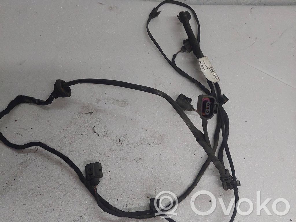 Audi A6 S6 C6 4F Cableado del sensor de aparcamiento (PDC) 