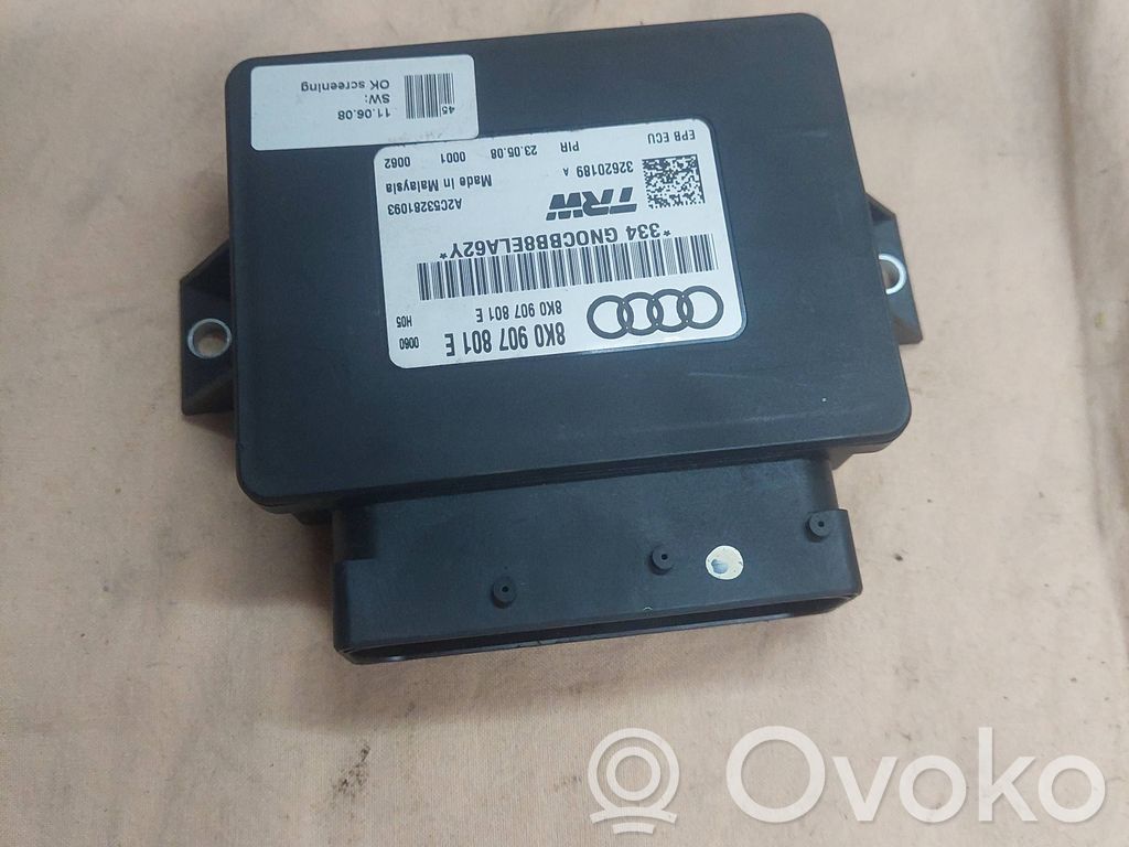 Audi A4 S4 B8 8K Module de commande de frein à main 