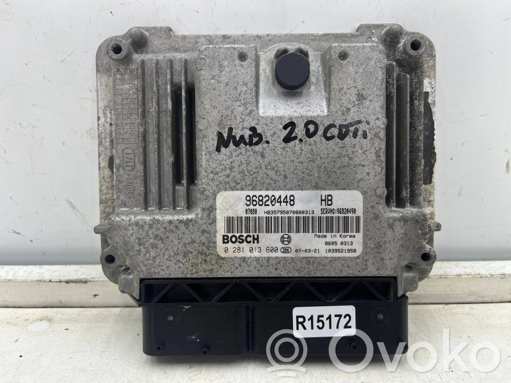Chevrolet Nubira Engine control unit/module ECU 