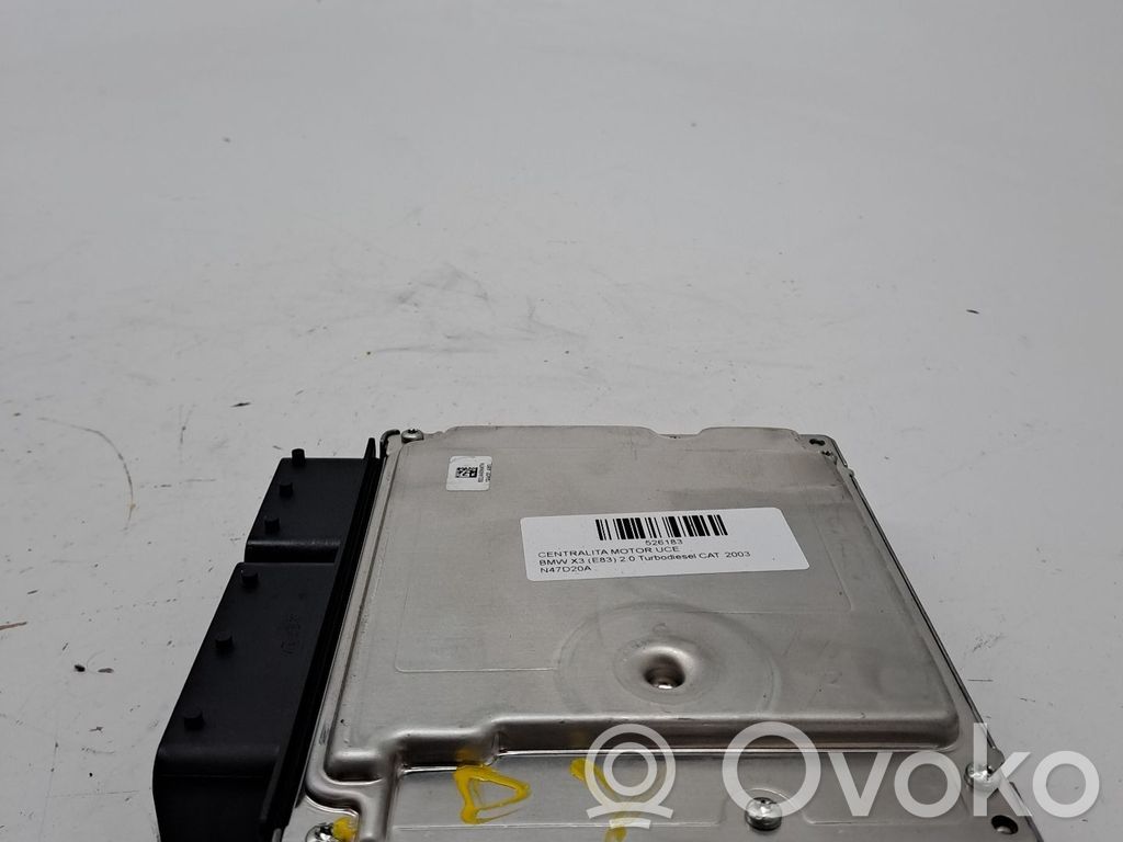 BMW X3 E83 Unidad de control/módulo ECU del motor 