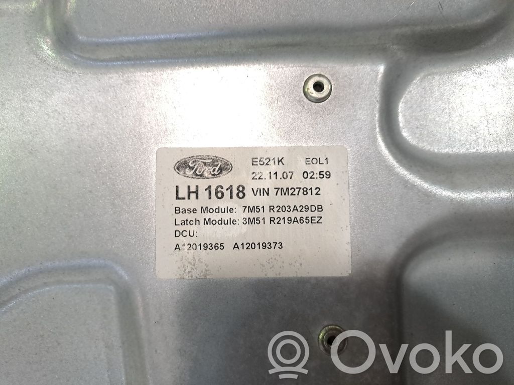 Regulador de ventanilla eléctrico de puerta delantera   1738645,3M51R219A65EZ