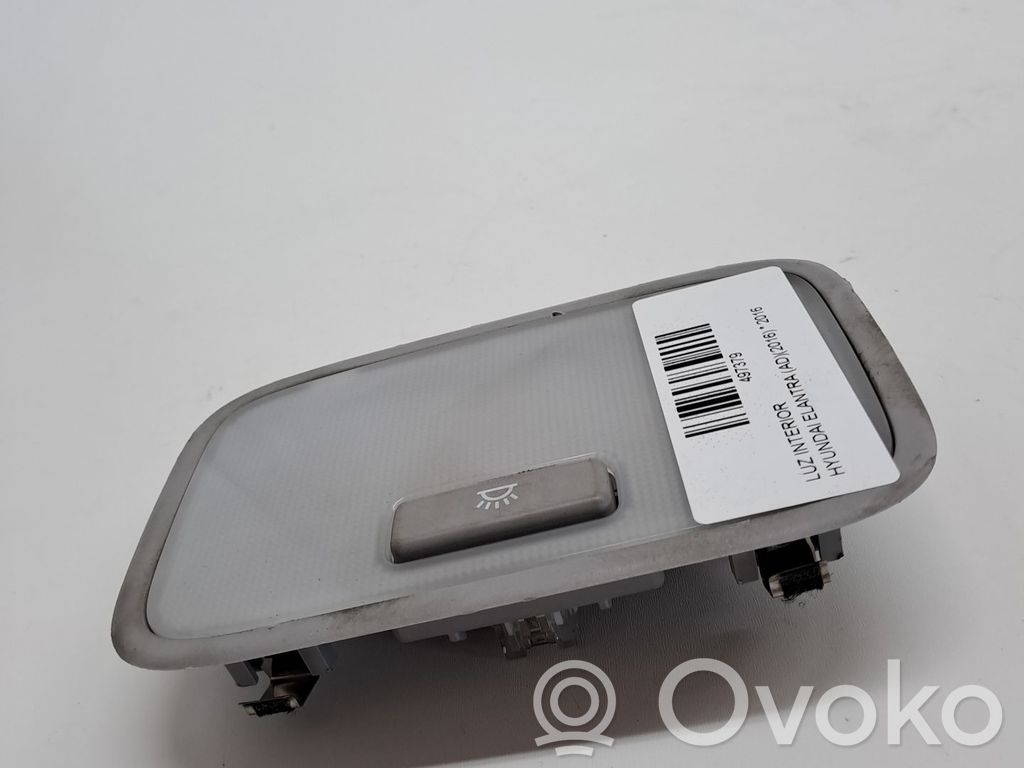 Hyundai Elantra VI Rivestimento della console di illuminazione installata sul rivestimento del tetto 