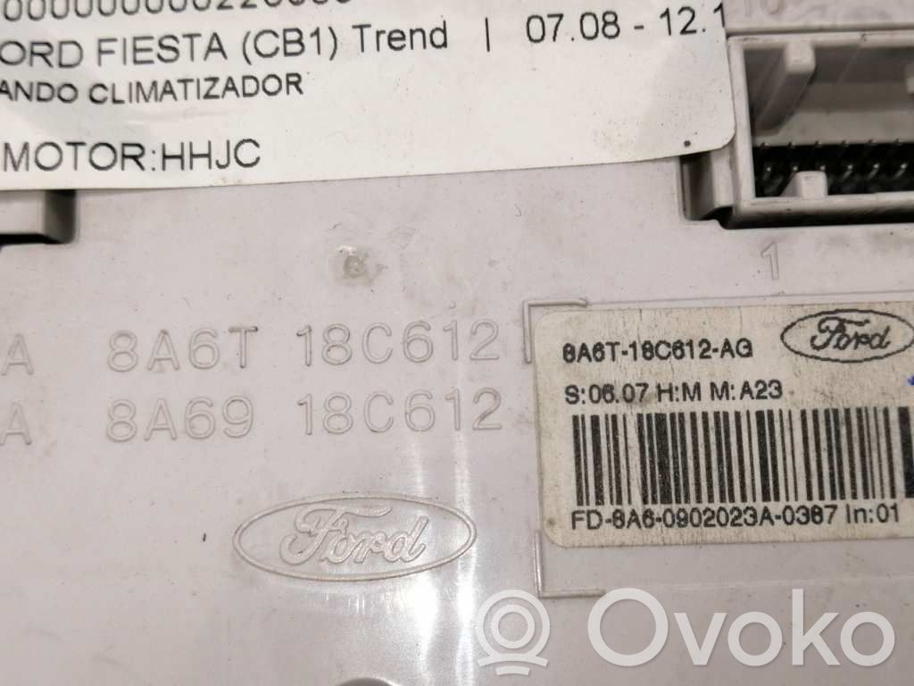 Unidad de control climatización   8A6T18C612AG,8A6918C612,8A6T18C612