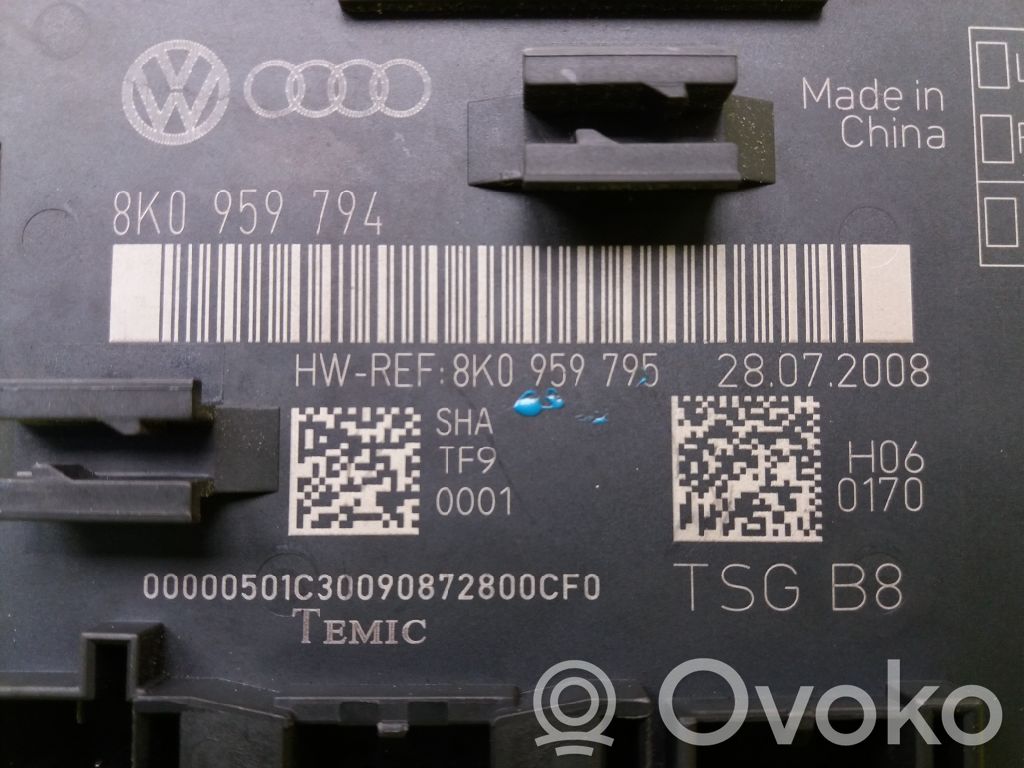 Audi A4 S4 B6 8E 8H Modulo di controllo del corpo centrale 