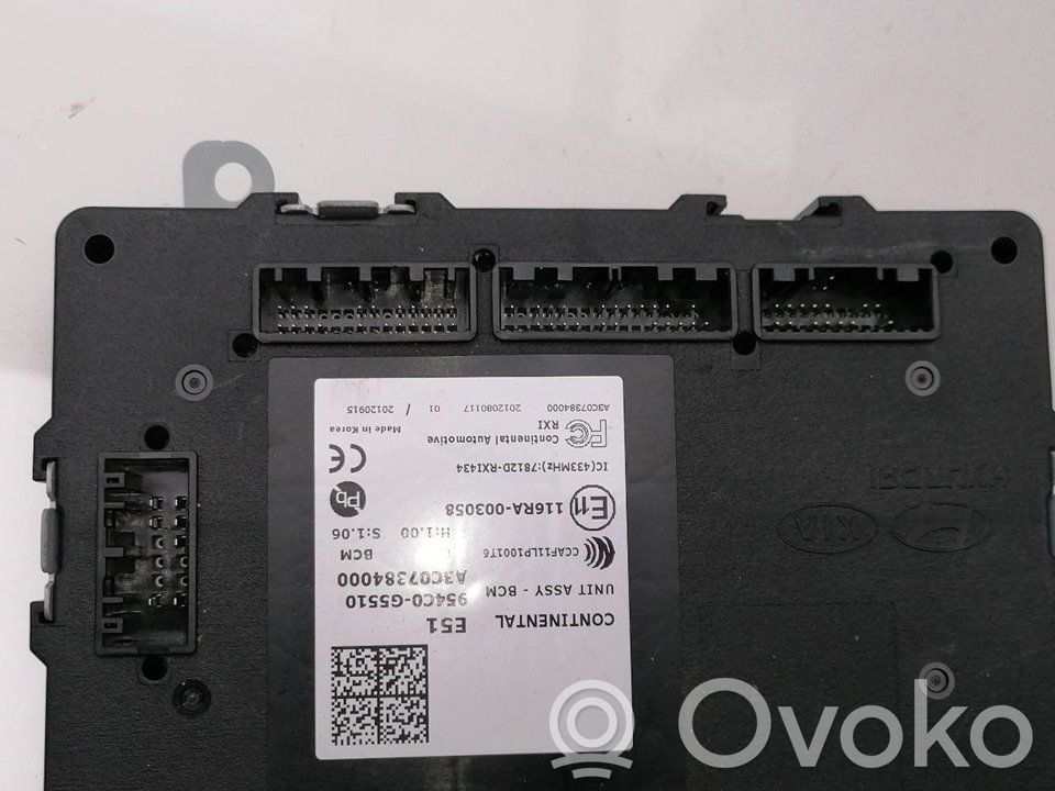 KIA Niro Modul de control caroserie central 