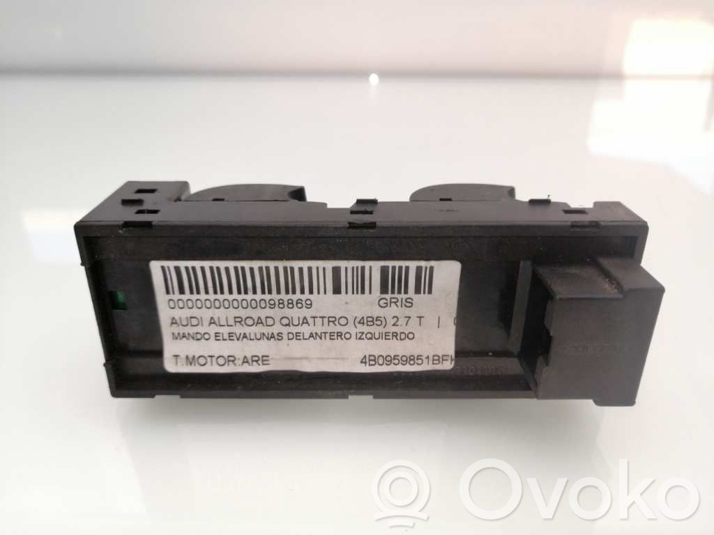 Comutator comandă geamuri electrice   4B0959851