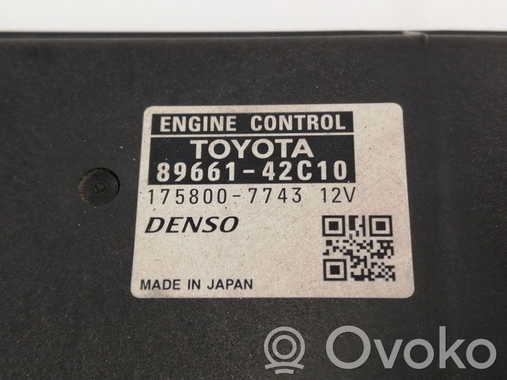 Centralina/modulo motore ECU   8966142C10,1758007743