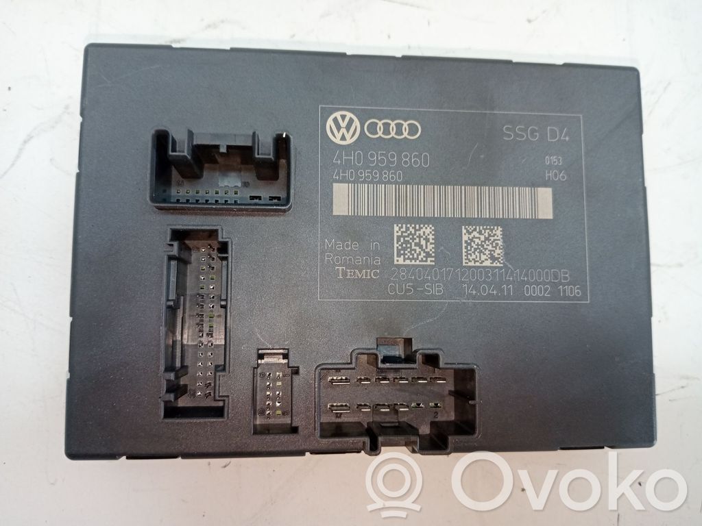 Modul de control caroserie central   4H0959860