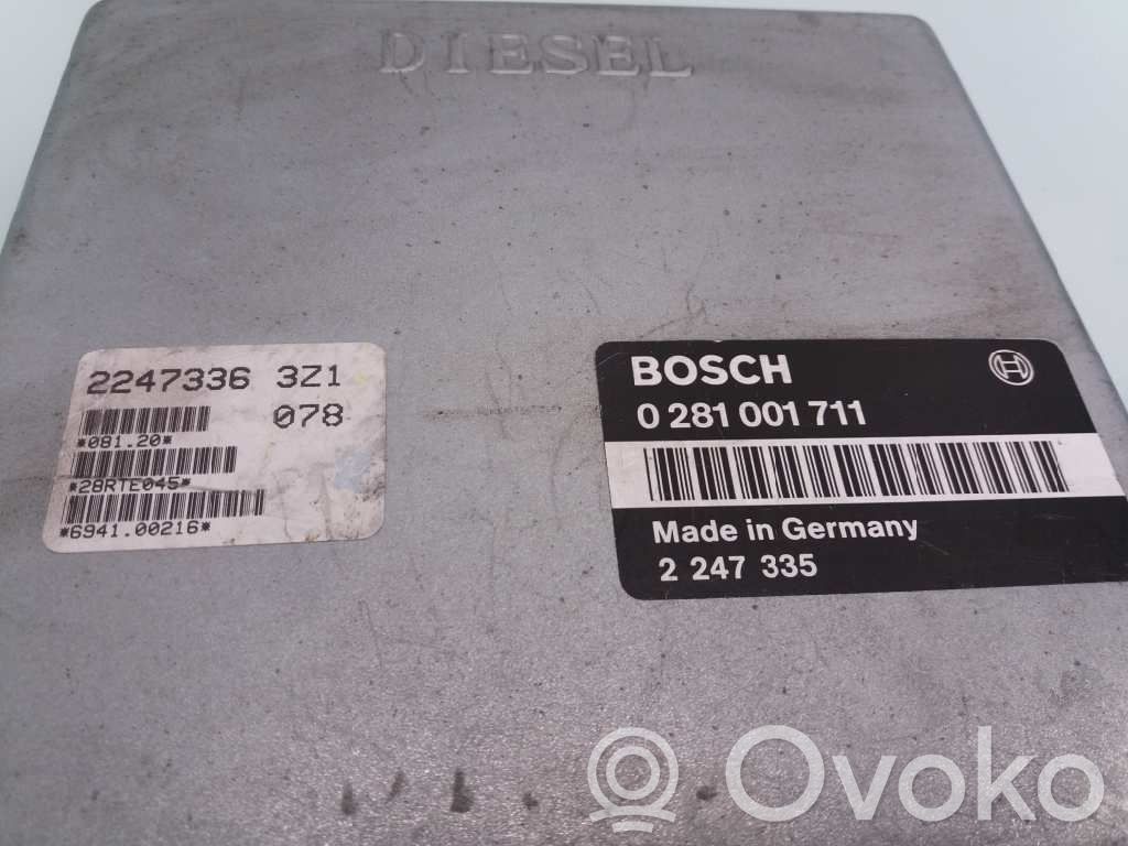 Engine control unit/module ECU   2247335,22473363Z1,0281001711