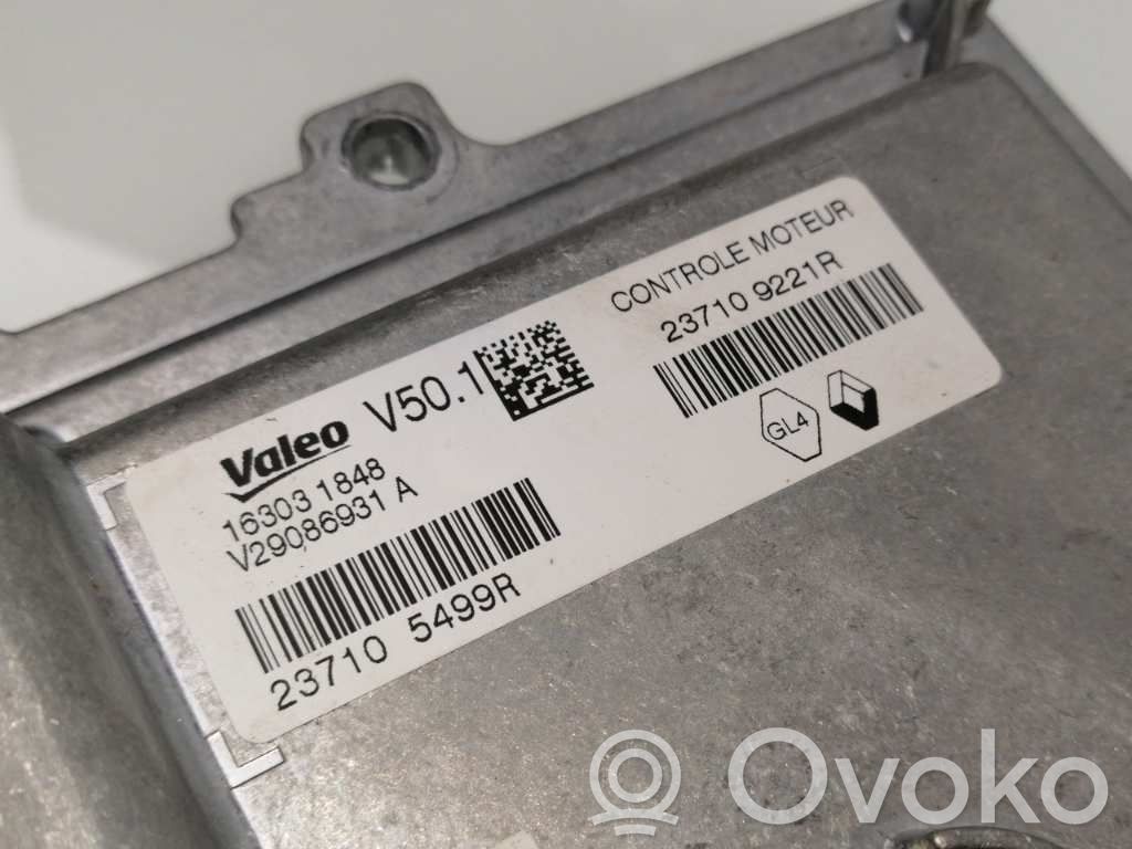 Unité de commande, module ECU de moteur   237105499R,237109221R,163031848