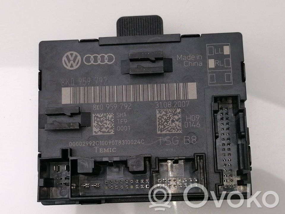 Central body control module   8K0959792