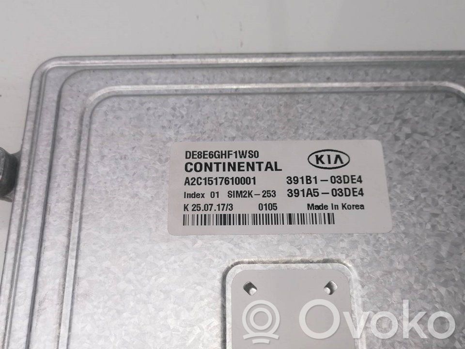 KIA Niro Unidad de control/módulo ECU del motor 