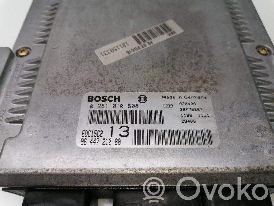 Unidad de control/módulo ECU del motor   9644721080,0281010808